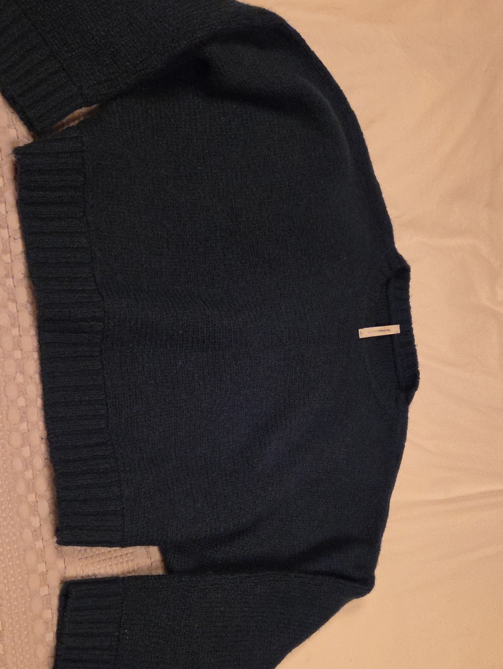 Babaton Dark Green Crewneck Sweater Lg